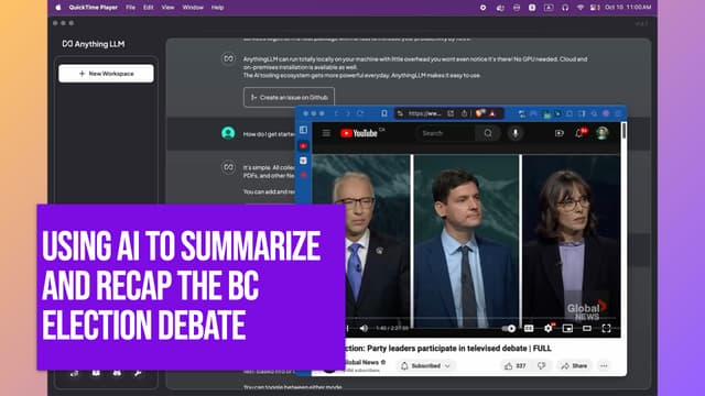 Using AI to Summarize and Recap the BC Election Debate