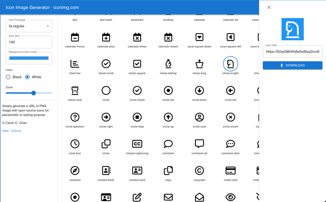 New left/right layout of iconimg.com