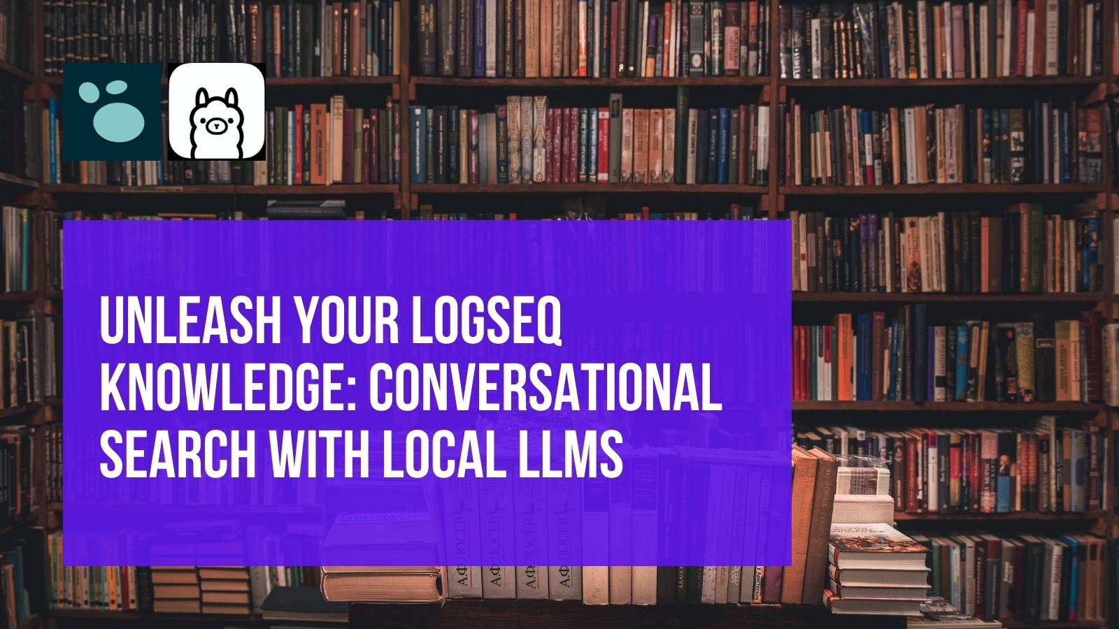 Conversational Search on Logseq with Local LLMs